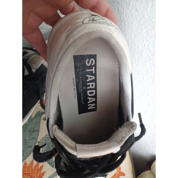 Golden Goose Stardan Made In Italy Black White Size 43 EU and 9 US Retail $615 - Picture 13 of 16
